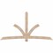 Ekena Millwork Davenport Smooth Timber Gable Bracket, Douglas Fir, 108"W x 58"H x 1 1/2"D x 5 1/2"F, 13/12 Pitch GBW108X58X0206DAV00SDF - alternate 1
